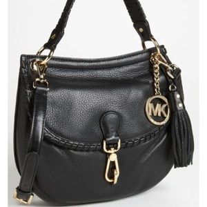 MICHAEL KORS convertible shoulder crossbody black